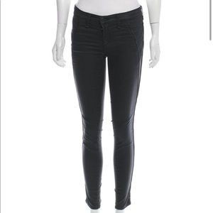 Rag & Bone Low-Rise Skinny Black Jeans